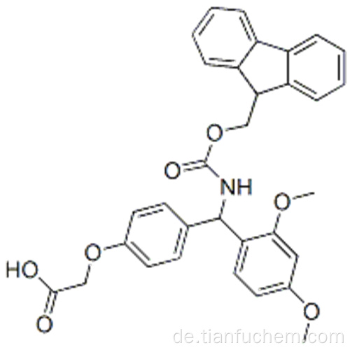 4 - [(2,4-Dimethoxyphenyl) (Fmoc-amino) methyl] phenoxyessigsäure CAS 145069-56-3